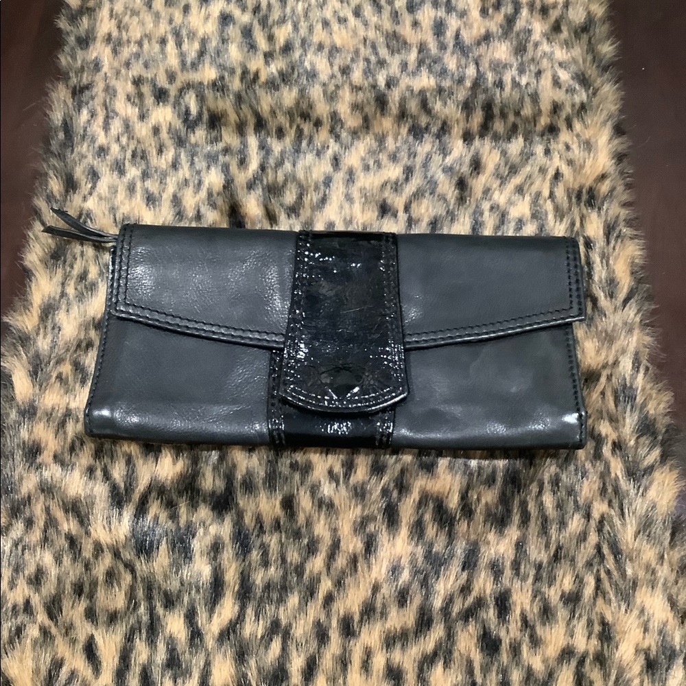 FOSSIL VINTAGE LEATHER CLUTCH - Picture 11 of 11